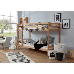 Netto Marken-Discount TiCAA Etagenbett Rene Buche Natur Angebot