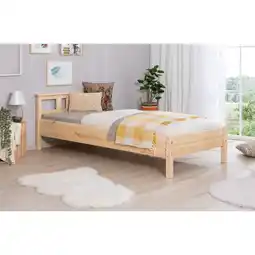 Netto Marken-Discount TiCAA Einzelbett und Doppelbett Merci Kiefer Natur Angebot