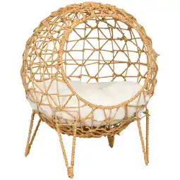 Netto Marken-Discount PawHut Katzenhaus PE-Rattan, Stahl Angebot
