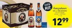 CITTI Markt Franziskaner Hell oder Hefe alkoholfrei Angebot