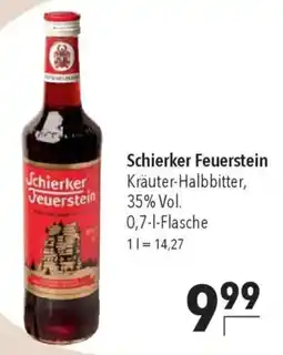 CITTI Markt Schierker Feuerstein Kräuter-Halbbitter Angebot