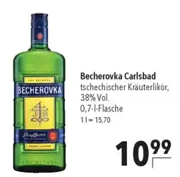 CITTI Markt Becherovka Carlsbad tschechischer Kräuterlikör Angebot