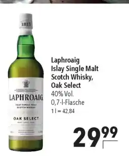 CITTI Markt Laphroaig Islay Single Malt Scotch Whisky, Oak Select Angebot