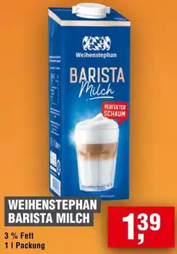 Handelshof Weihenstephan BARISTA MILCH Angebot