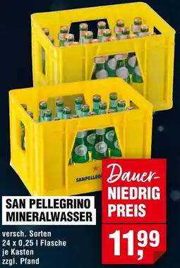 Handelshof San pellegrino mineralwasser Angebot