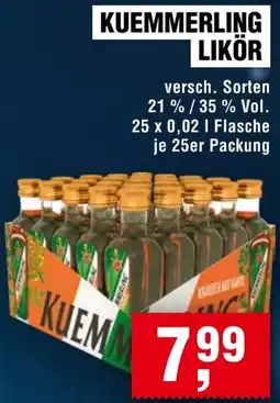 Handelshof Kuemmerling likör Angebot