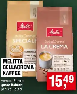 Handelshof Melitta bellacrema kaffee Angebot