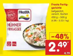 Netto Marken-Discount Frosta fertiggerichte Angebot