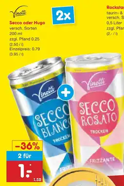 Netto Marken-Discount Vinetti secco oder hugo Angebot