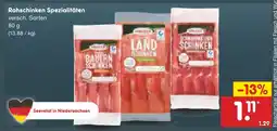 Netto Marken-Discount Rohschinken spezialitäten Angebot