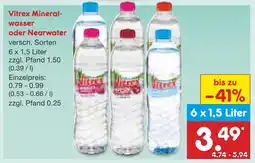 Netto Marken-Discount Vitrex mineralwasser oder nearwater Angebot