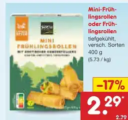 Netto Marken-Discount Mini-frühlingsrollen oder frühlingsrollen Angebot