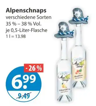 V Markt Alpenschnaps Angebot