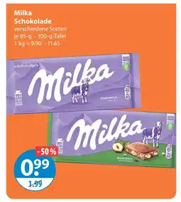 V Markt Milka schokolade Angebot