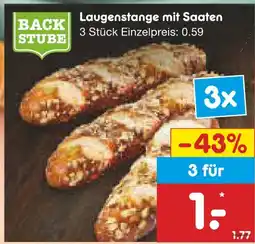 Netto Marken-Discount Backstube laugenstange mit saaten Angebot