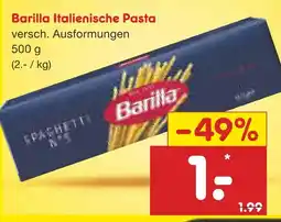 Netto Marken-Discount Barilla italienische pasta Angebot