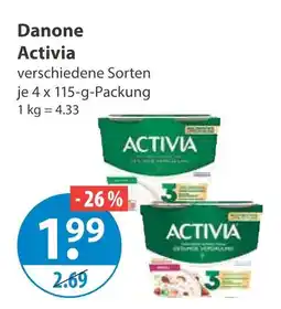 V Markt Danone activia Angebot