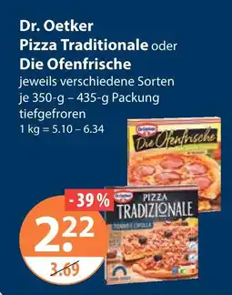 V Markt Dr. oetker pizza traditionale oder die ofenfrische Angebot