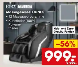 Netto Marken-Discount Home deluxe massagesessel dunes Angebot