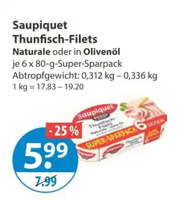 V Markt Saupiquet thunfisch-filets Angebot