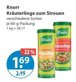 V Markt Knorr kräuterlinge zum streuen Angebot