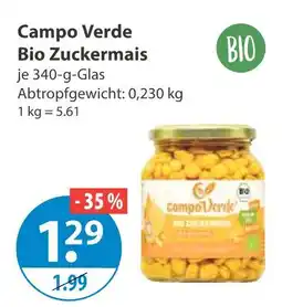 V Markt Campo verde bio zuckermais Angebot
