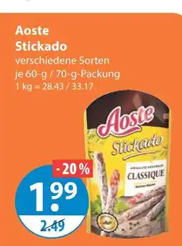 V Markt Aoste stickado Angebot