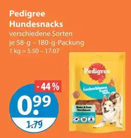 V Markt Pedigree hundesnacks Angebot