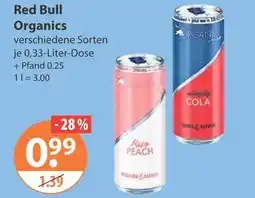 V Markt Red bull organics energydrink Angebot
