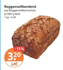 V Markt Roggenvollkornbrot Angebot