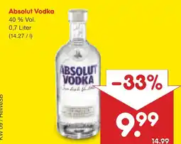 Netto Marken-Discount Absolut vodka Angebot