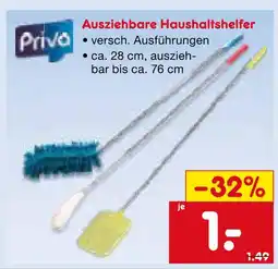 Netto Marken-Discount Priva ausziehbare haushaltshilfer Angebot