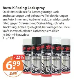 V Markt Auto-k racing lackspray Angebot