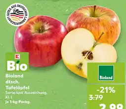 Kaufland Bioland tafeläpfel Angebot