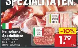 Netto Marken-Discount Italienische spezialitäten Angebot