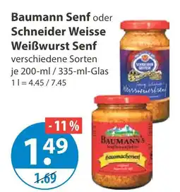 V Markt Baumann senf Angebot