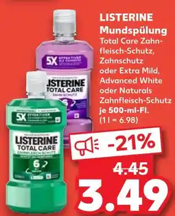 Kaufland Listerine total care zahnfleisch-schutz Angebot