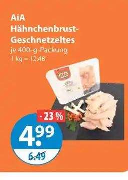 V Markt Aia hähnchenbrust-geschnetzeltes Angebot