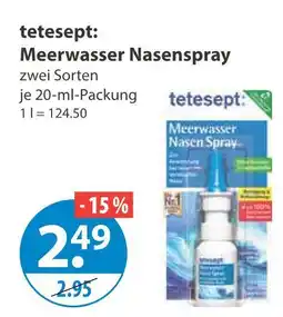 V Markt Tetesept meerwasser nasenspray Angebot