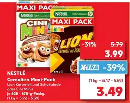 Kaufland Nestlé lion karamell und schokolade Angebot