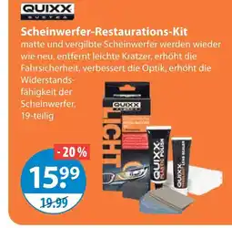 V Markt Quixx scheinwerfer-restaurations-kit Angebot