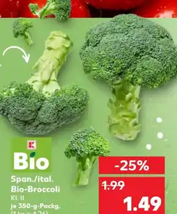 Kaufland Bio-broccoli Angebot