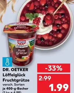Kaufland Dr. oetker löffelglück fruchtgrütze Angebot