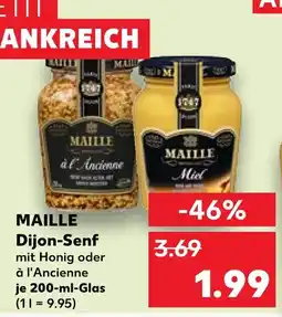 Kaufland Maille dijon-senf mit honig Angebot