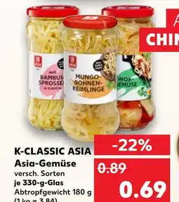 Kaufland K-classic asia-gemüse Angebot