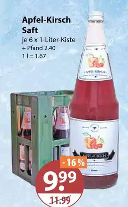 V Markt Apfel-kirsch saft Angebot