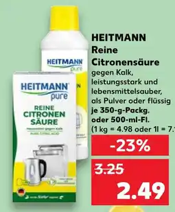 Kaufland Heitmann reine citronensäure pulver Angebot