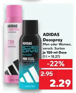 Kaufland Adidas deospray men Angebot