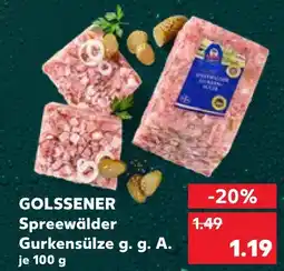 Kaufland Golssener spreewälder gurkensülze Angebot