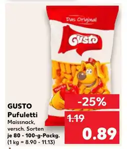 Kaufland Gusto pufuleti Angebot